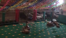 陳東中心幼兒園冒雨施工現(xiàn)場-【玉峰體育】