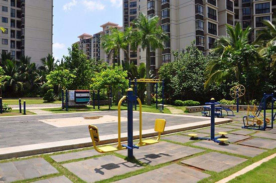 桂林彰泰集團(tuán)彰泰城市1號(hào)樓盤健身路徑器材_3