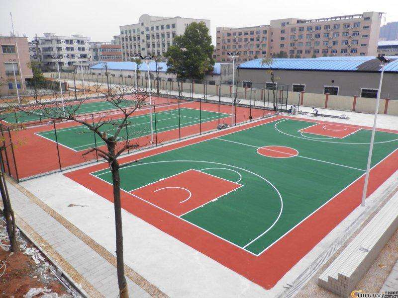 塑膠籃球場施工工期需要多久，這里有你想知道的-【玉峰體育】